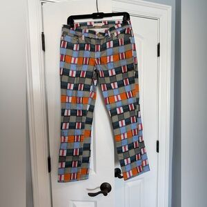 Colorful Geometric Pattern Pants